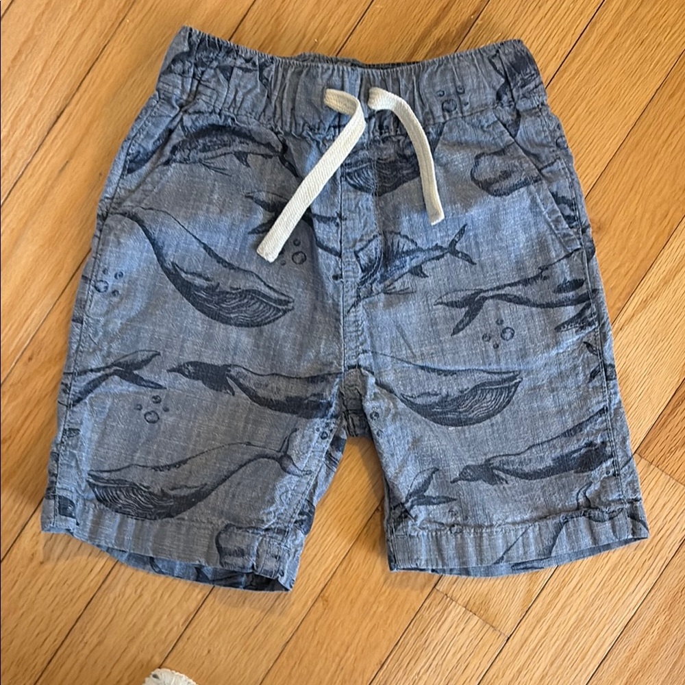 Children’s Place 3T Whale Print Shorts - Blue